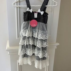 Darling NWT LePink Girls Dress ruffle Dress I Size 4